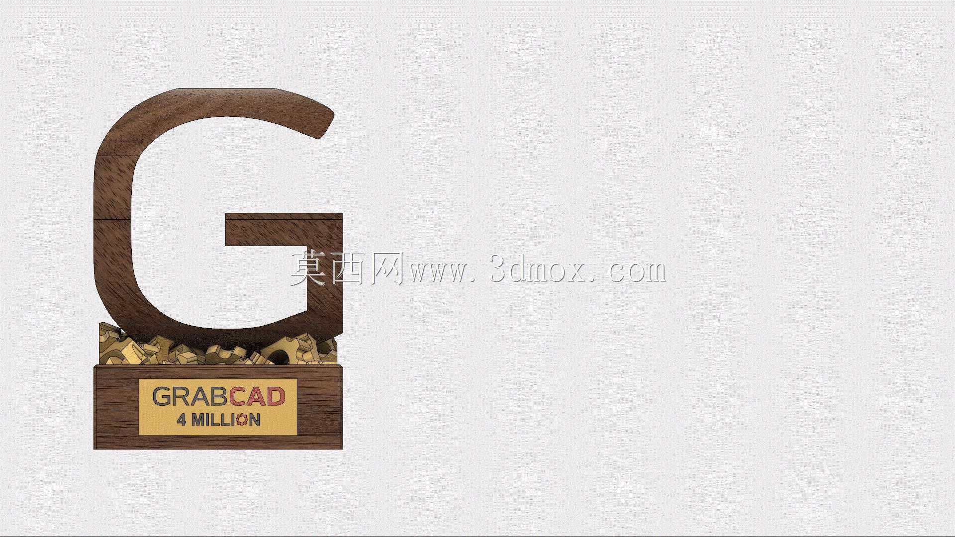 交叉字母奖杯