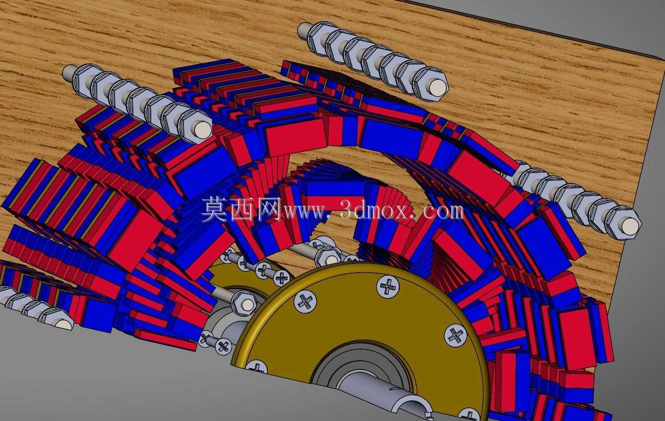 磁力发动机设计-完全可以复制-原型