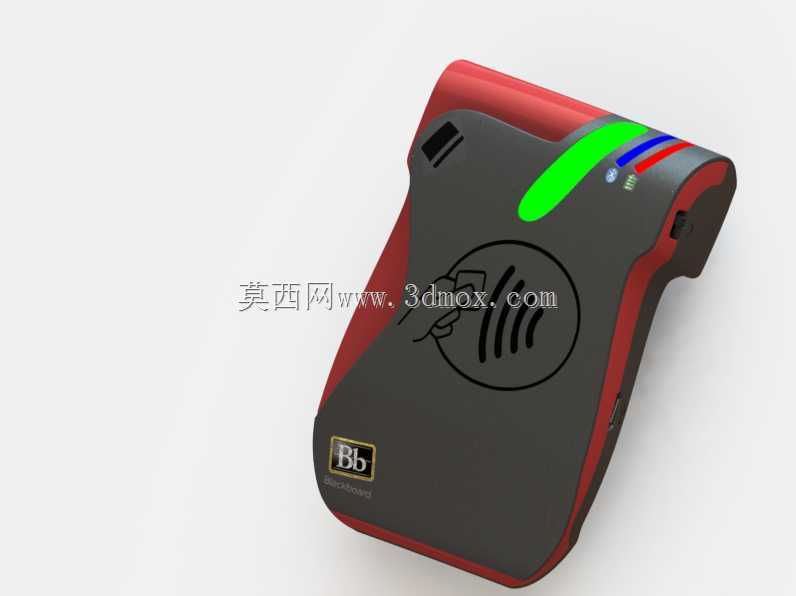 符合人体工程学的NFC和磁条读卡器