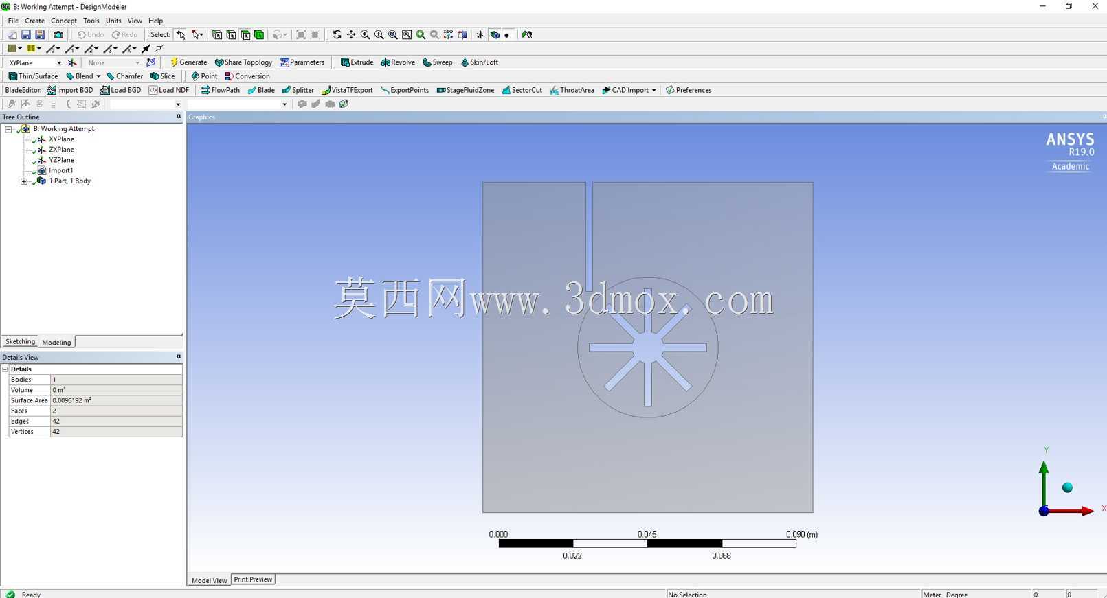 ANSYS Fluent�����ɶ��յ����ֿ�ת