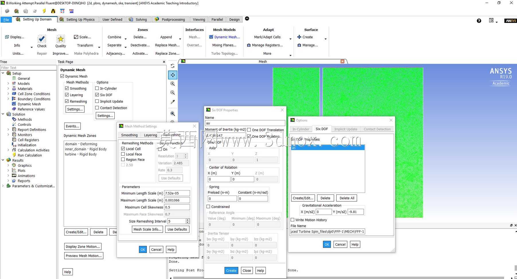 ANSYS Fluent�����ɶ��յ����ֿ�ת
