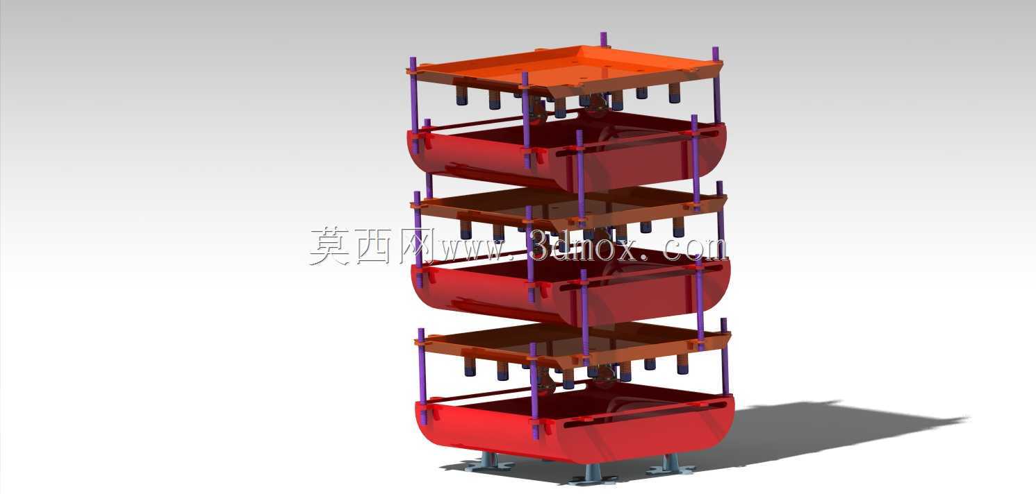 家庭和空间的3d可打印垂直农业设置
