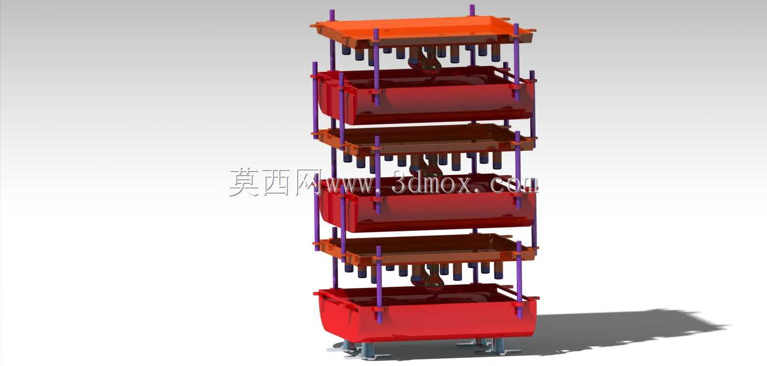家庭和空间的3d可打印垂直农业设置