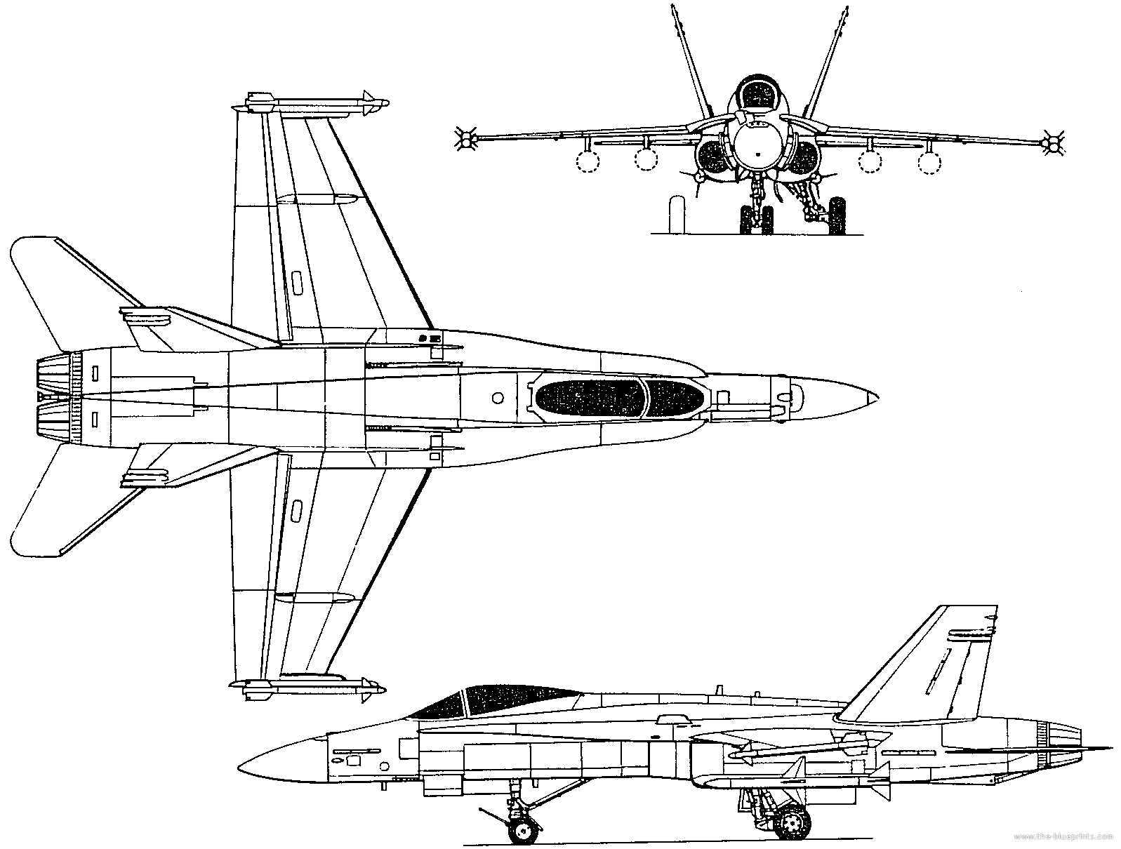 麦克唐纳·道格拉斯F/A-18“大黄蜂号”在SOLIDWORKS上