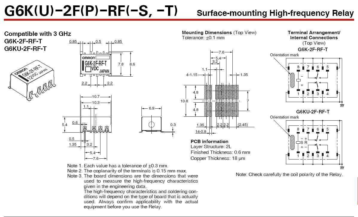 ŷķ��3 GHz��ƵDPDT SMT�̵���