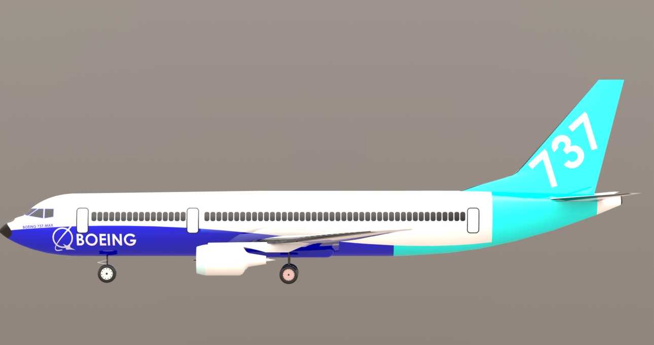 SOLIDWORKS�ϵĲ���737 MAX