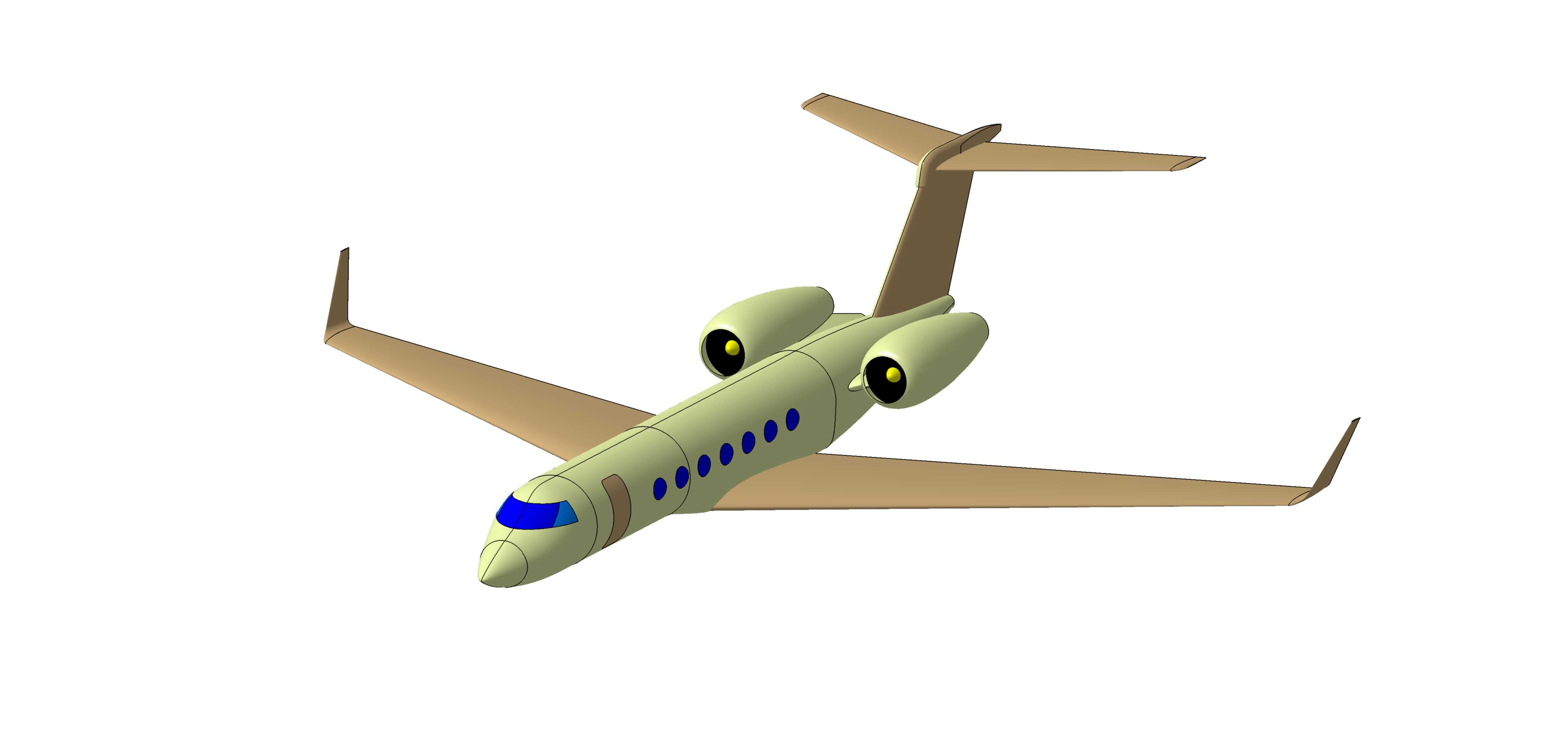 湾流GV(G550)低保真度