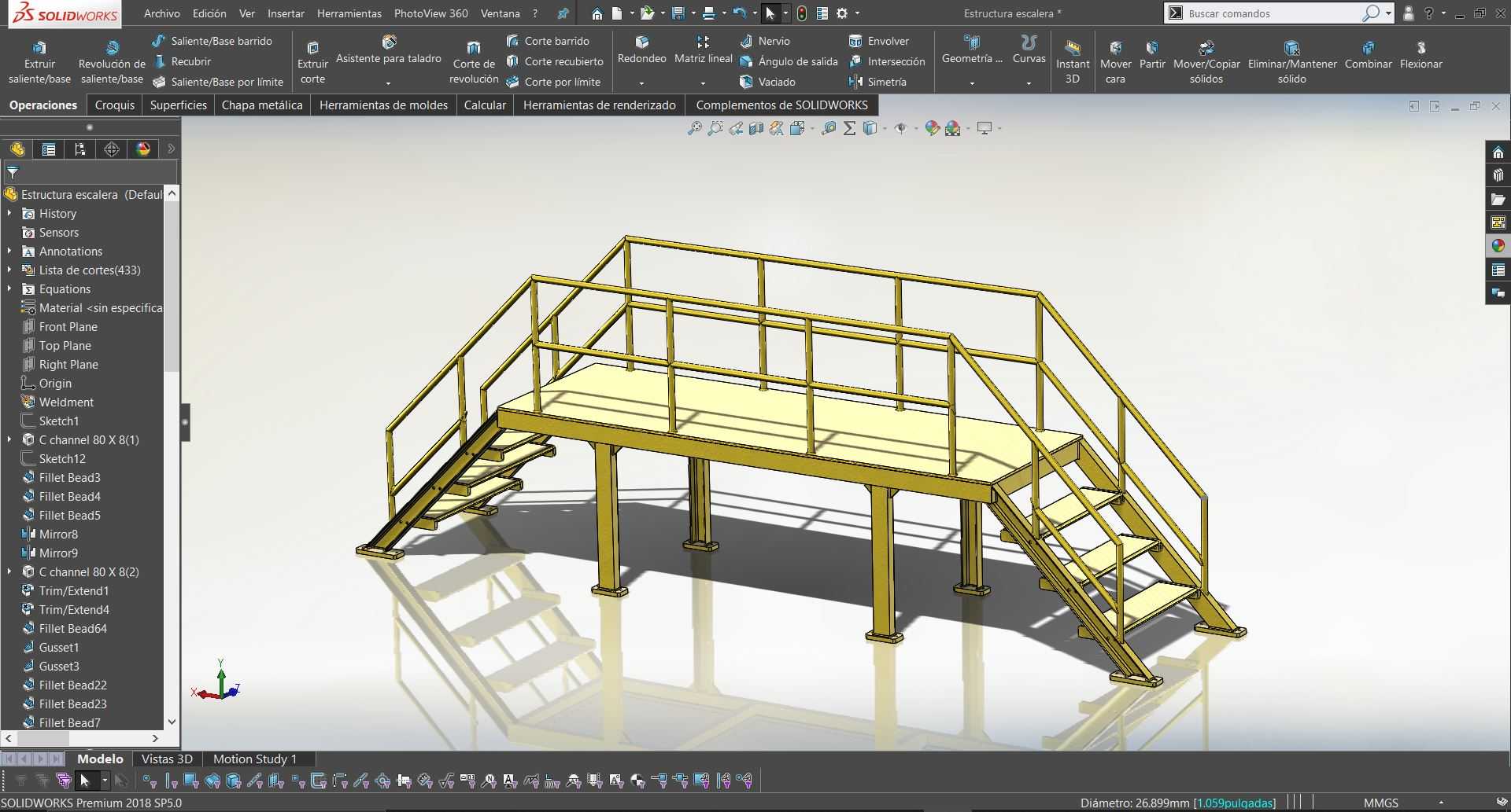 ���Ӽ�Solidworks.��ģ���¥�ݽṹ
