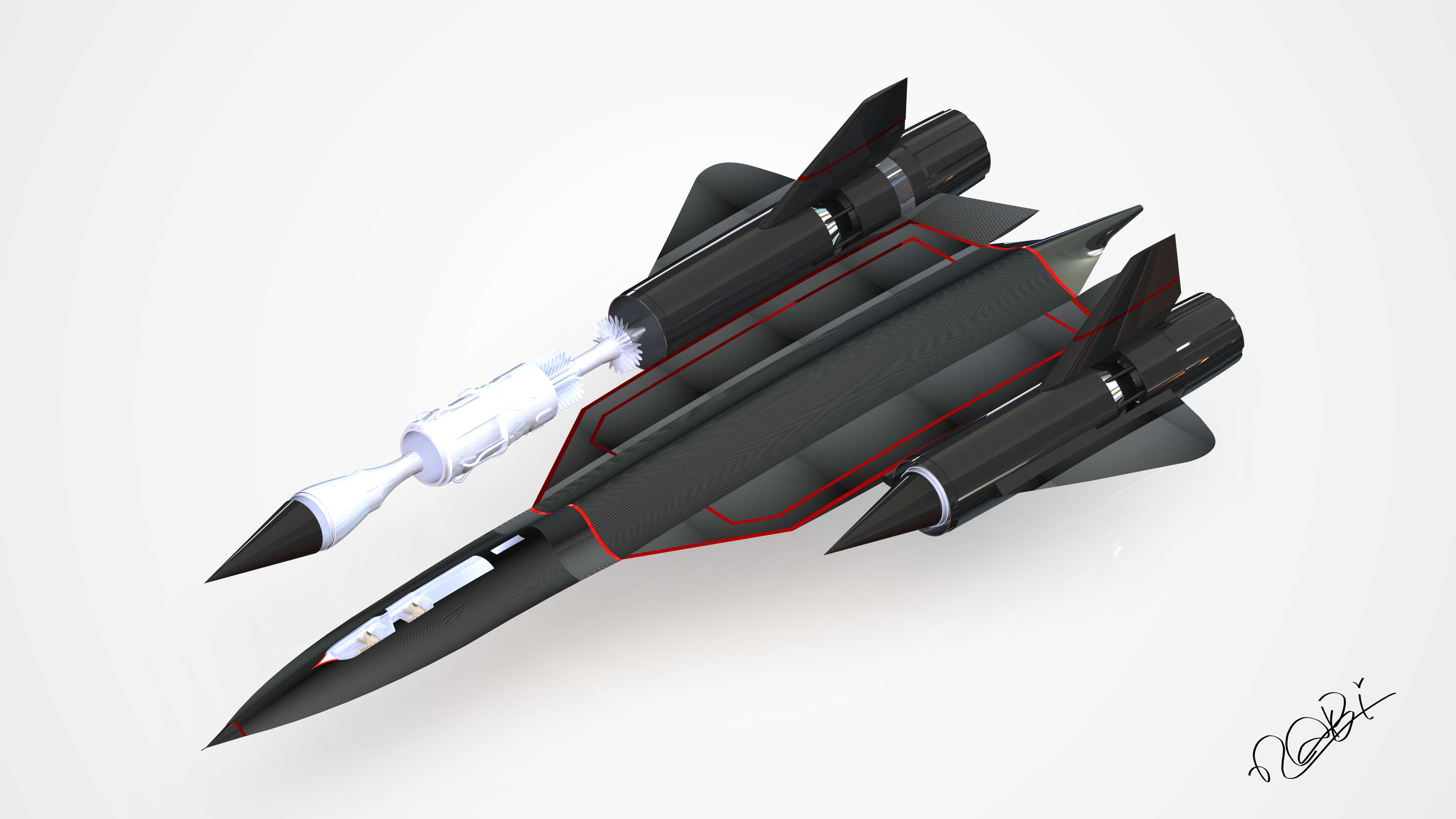Sr-71黑鸟侦察机