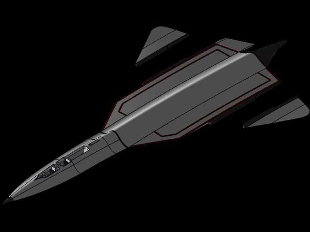 Sr-71黑鸟侦察机