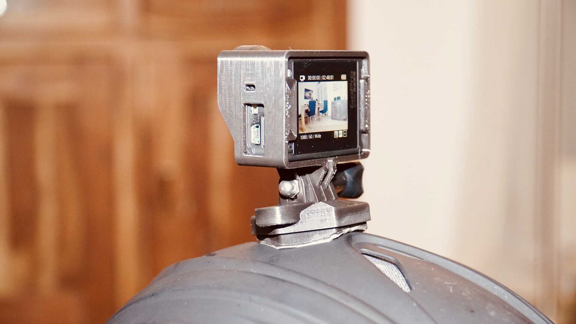 磁铁头盔支架-GoPro Hero 4银色