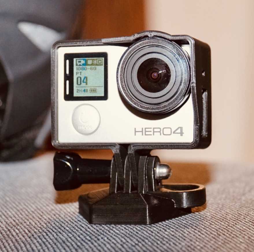磁铁头盔支架-GoPro Hero 4银色