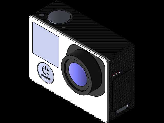 磁铁头盔支架-GoPro Hero 4银色