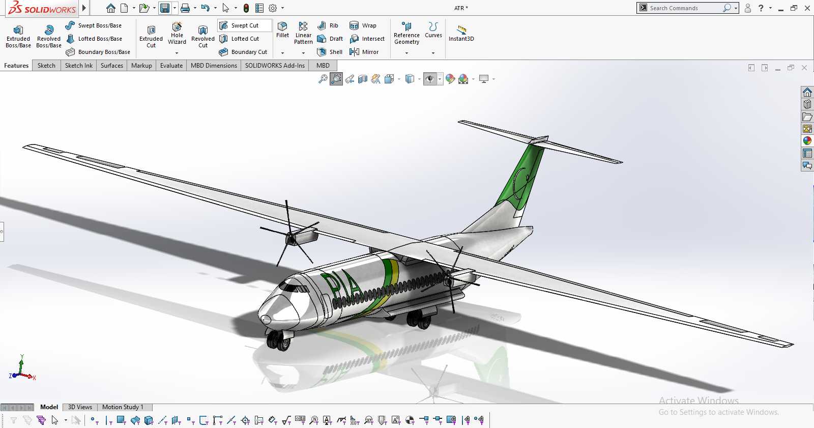 SOLIDWORKS/CATIA V5�ϵ�ATR-42