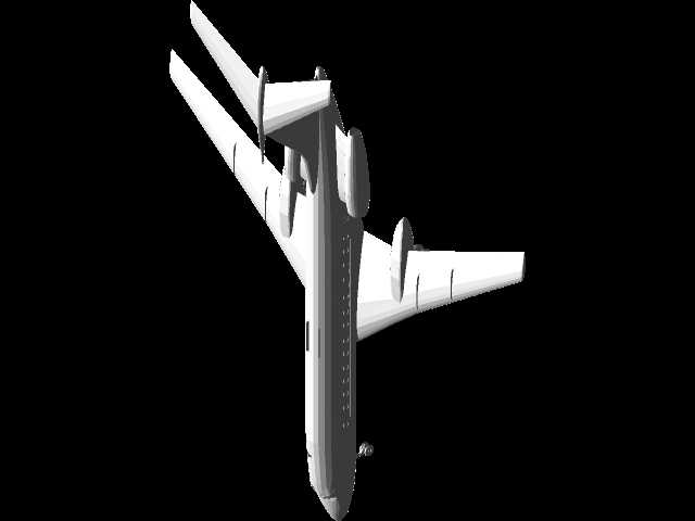 Tu-134机翼机舱干扰优化