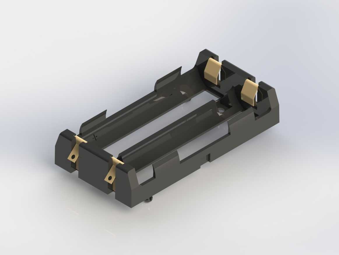 Keystone Electronics 18650双电池支架(S-Tab)