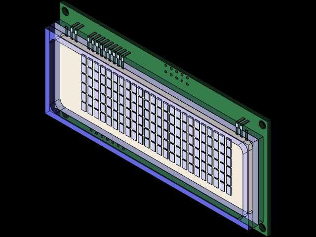 Noritake/Itron VFD(6行24个字符)
