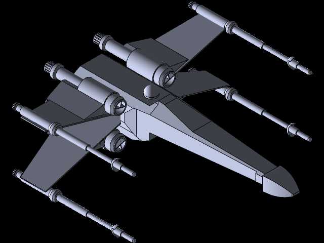 X翼-Solidworks