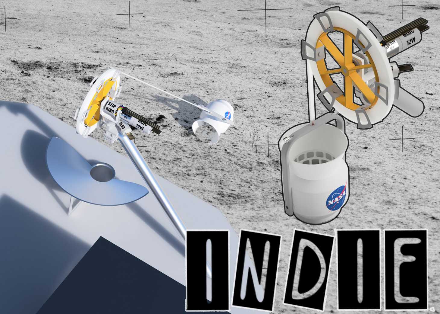 INDIE-一个自行部署的月球取样系统