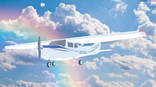 SOLIDWORKS上的CESSNA 172飞机