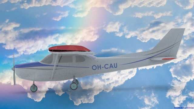 SOLIDWORKS上的CESSNA 172飞机