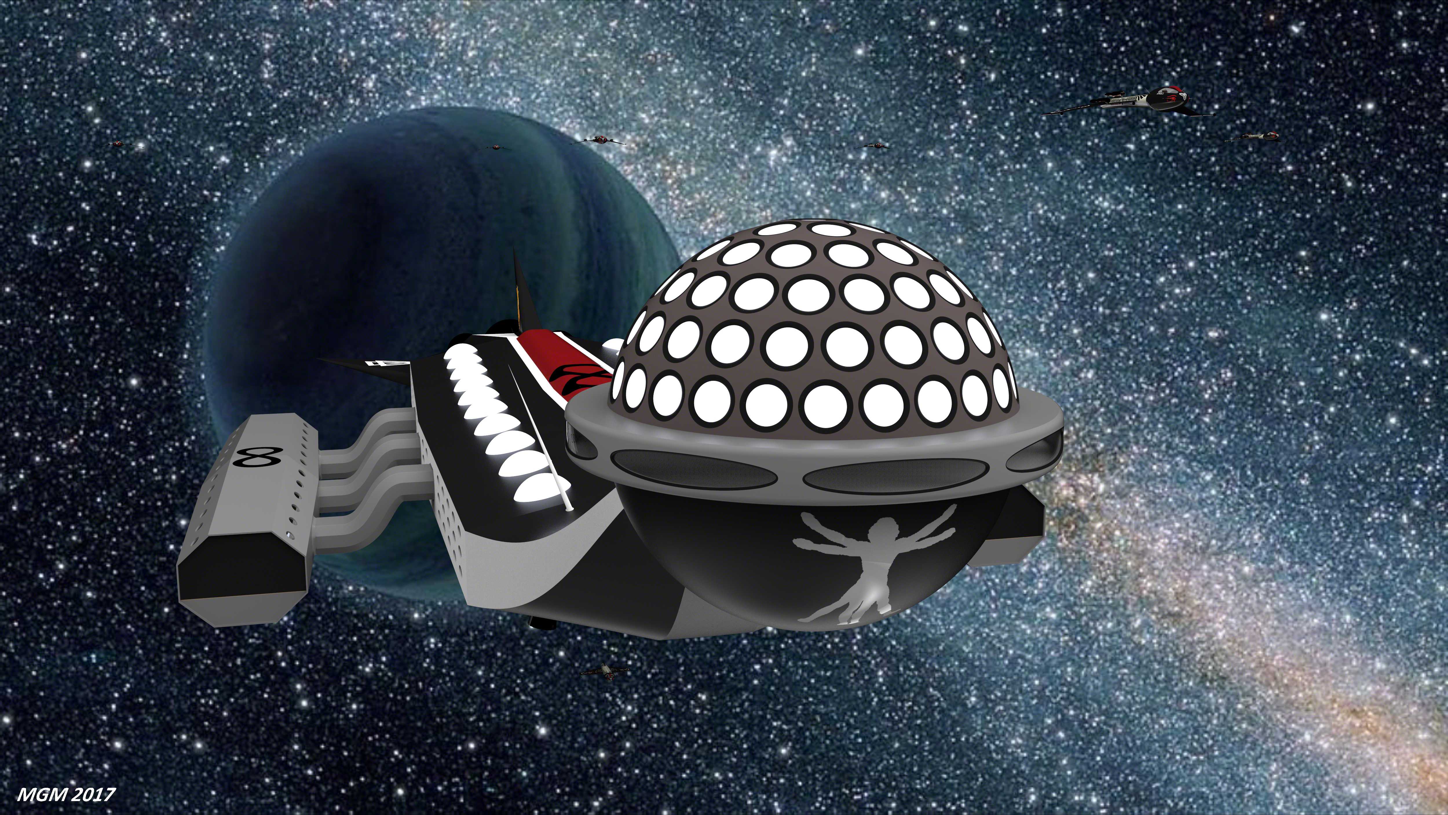 星际飞船“极光”。