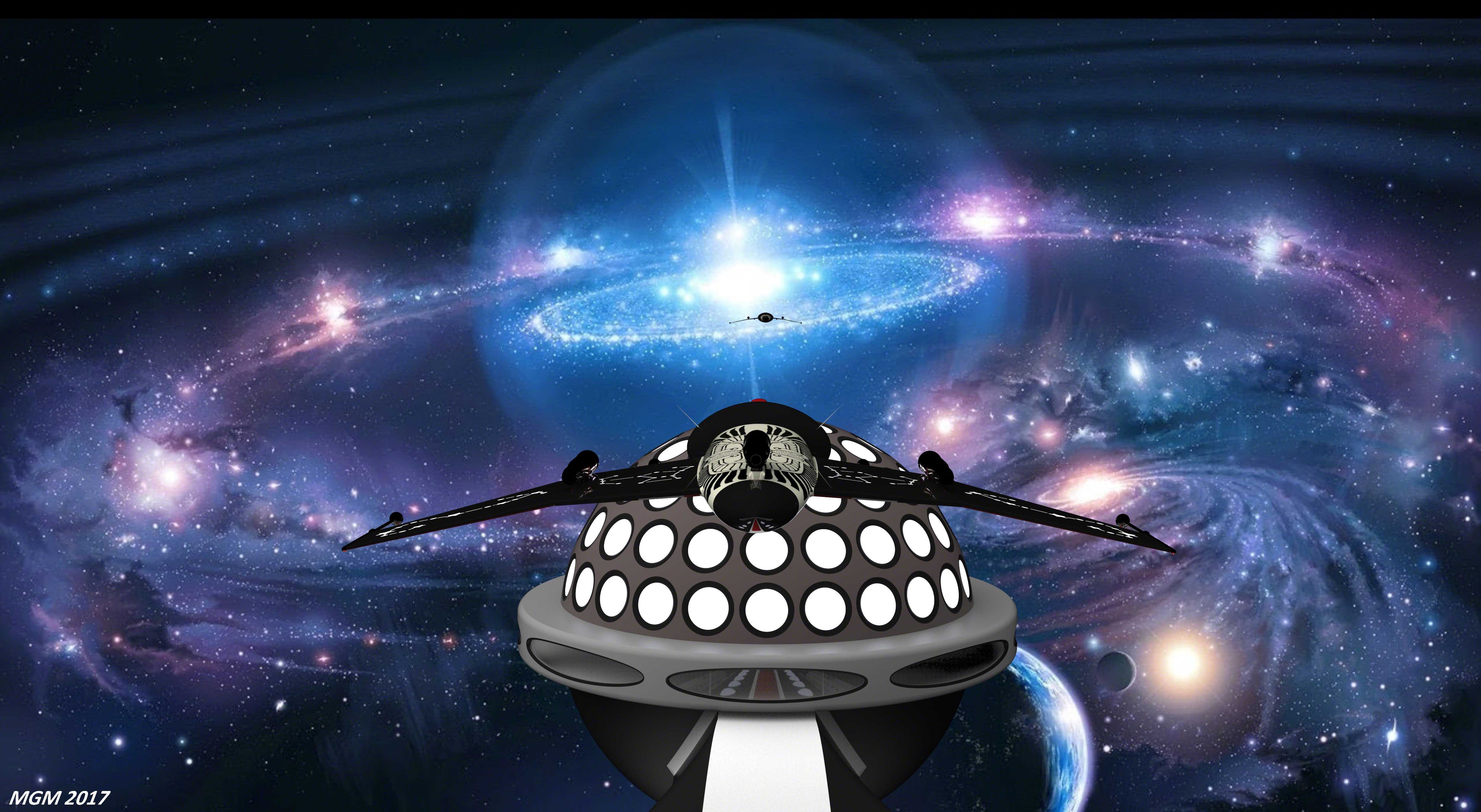 星际飞船“极光”。