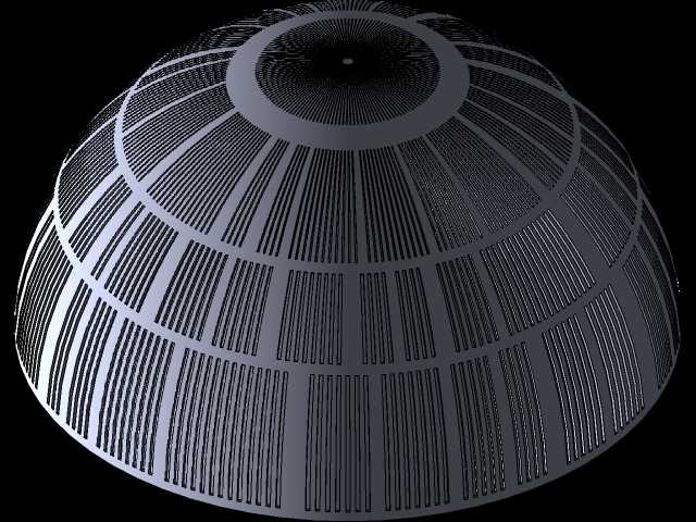 死星3D模型,带激光器