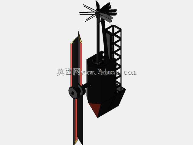 伯劳鸟同轴多翅