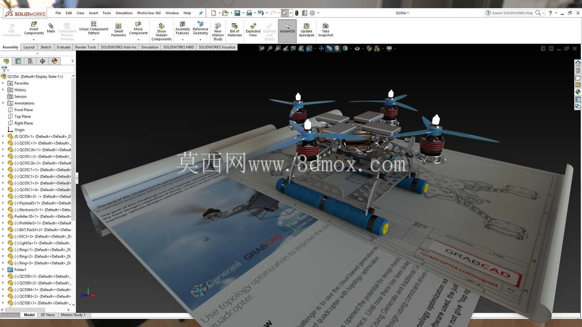 四旋翼机LGIDesign04
