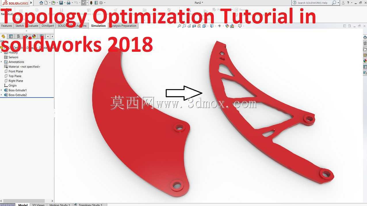 Solidworks 2018拓扑优化教程