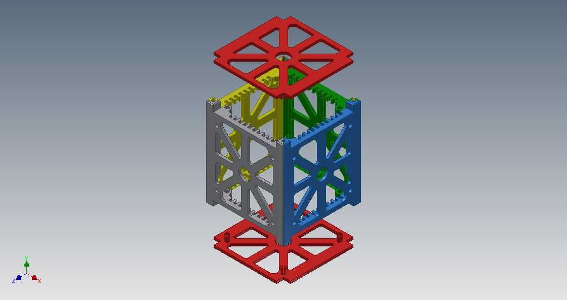用于FDM 3D打印的Unipanel CubeSat