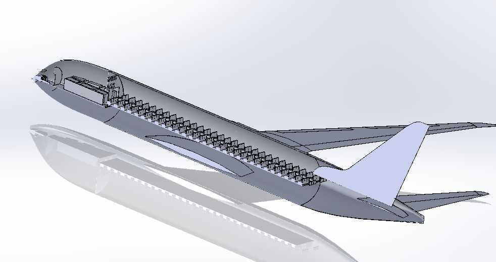 SOLIDWORKS�ϵĲ���787����ͻ���������
