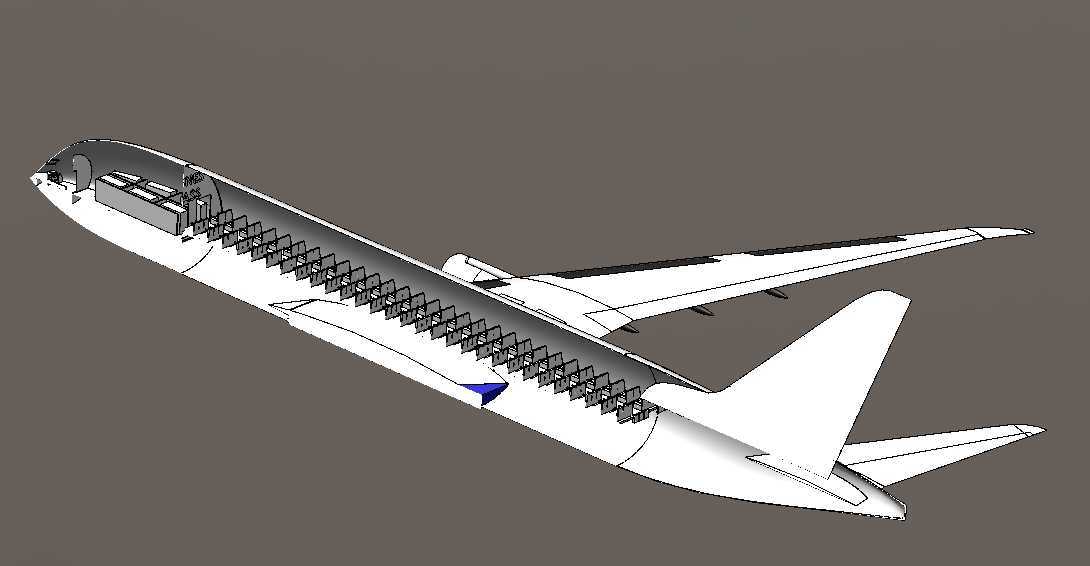 SOLIDWORKS�ϵĲ���787����ͻ���������