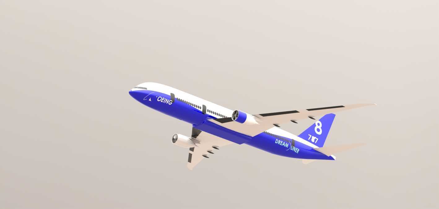 SOLIDWORKS�ϵĲ���787����ͻ���������