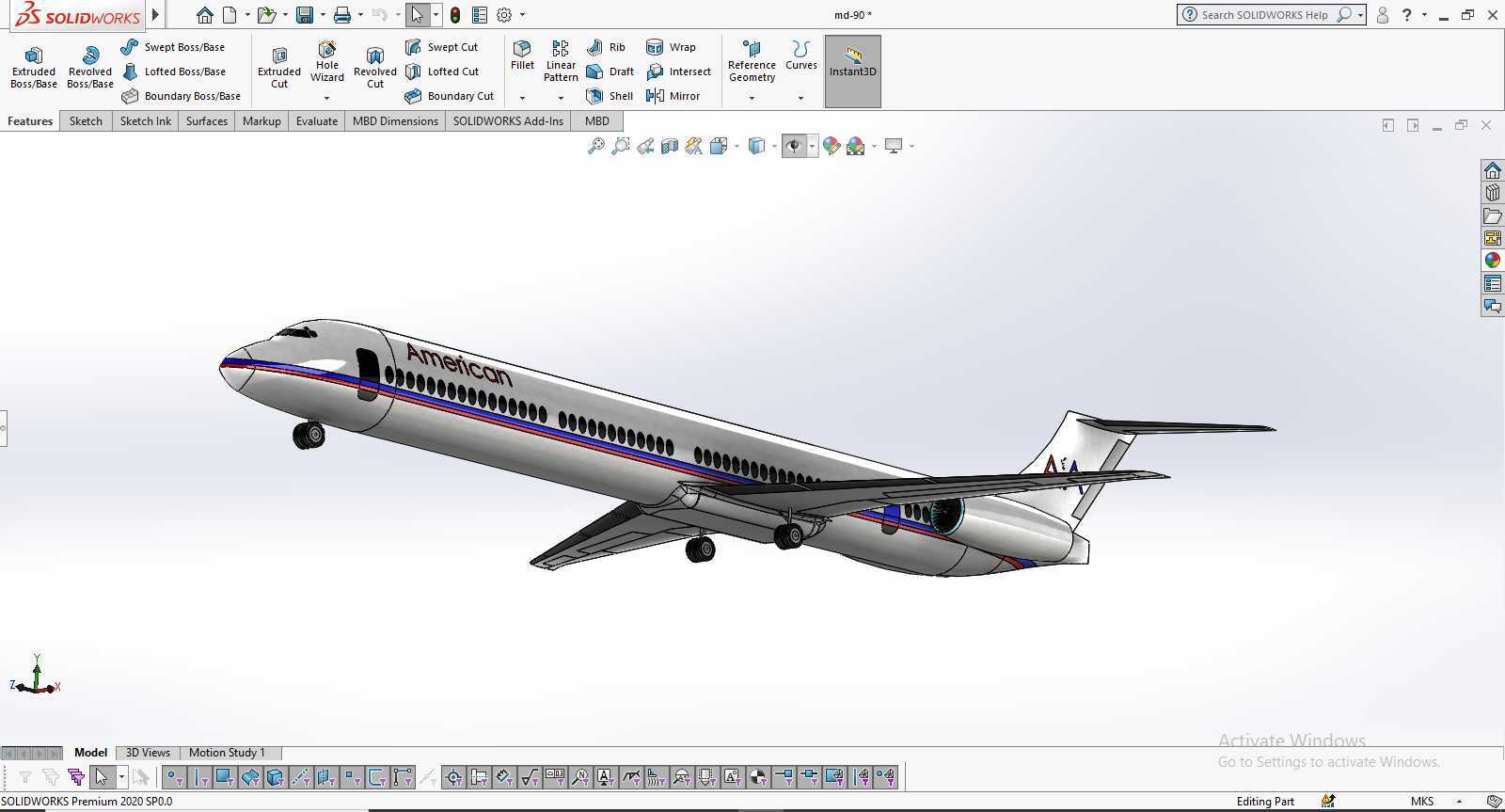 ������ɡ�������˹MD-90���������չ�˾�Ĺ��幤��װ����