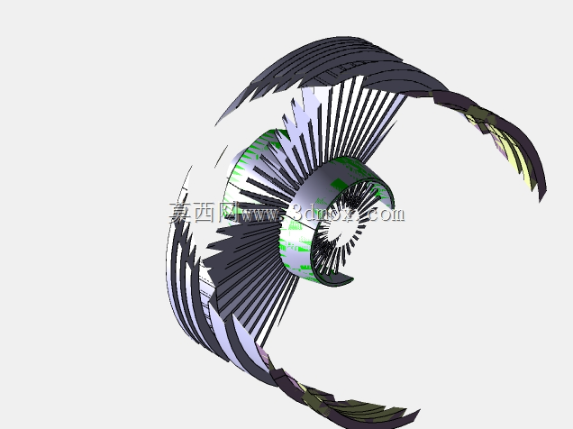 喷气发动机(涡扇发动机)设计\u0026建模-CATIA V5
