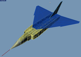 Avro CF-105双导管风机箭头