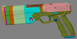 枪消声器Co Maxim 9定制版BRAZ 9mm Braziu 3D fusion360