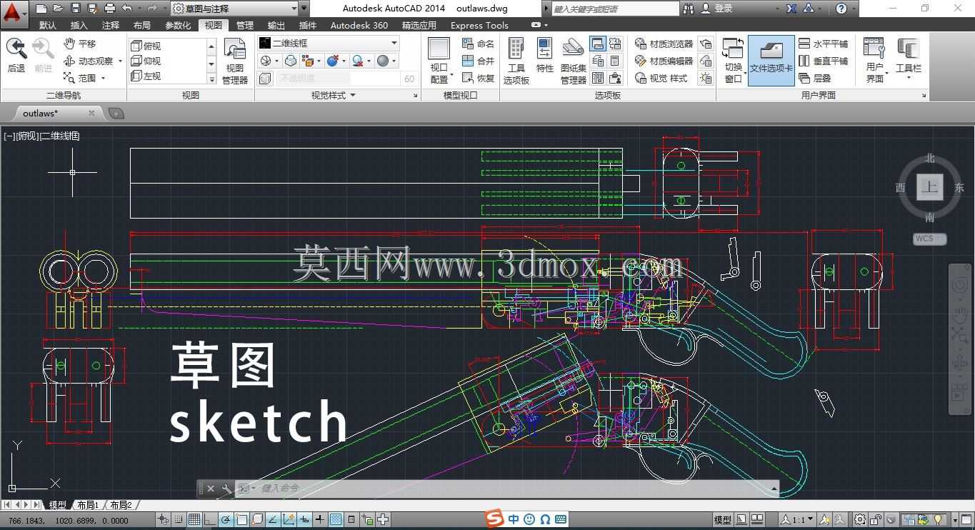 DIY-DB12 12口径双管猎枪