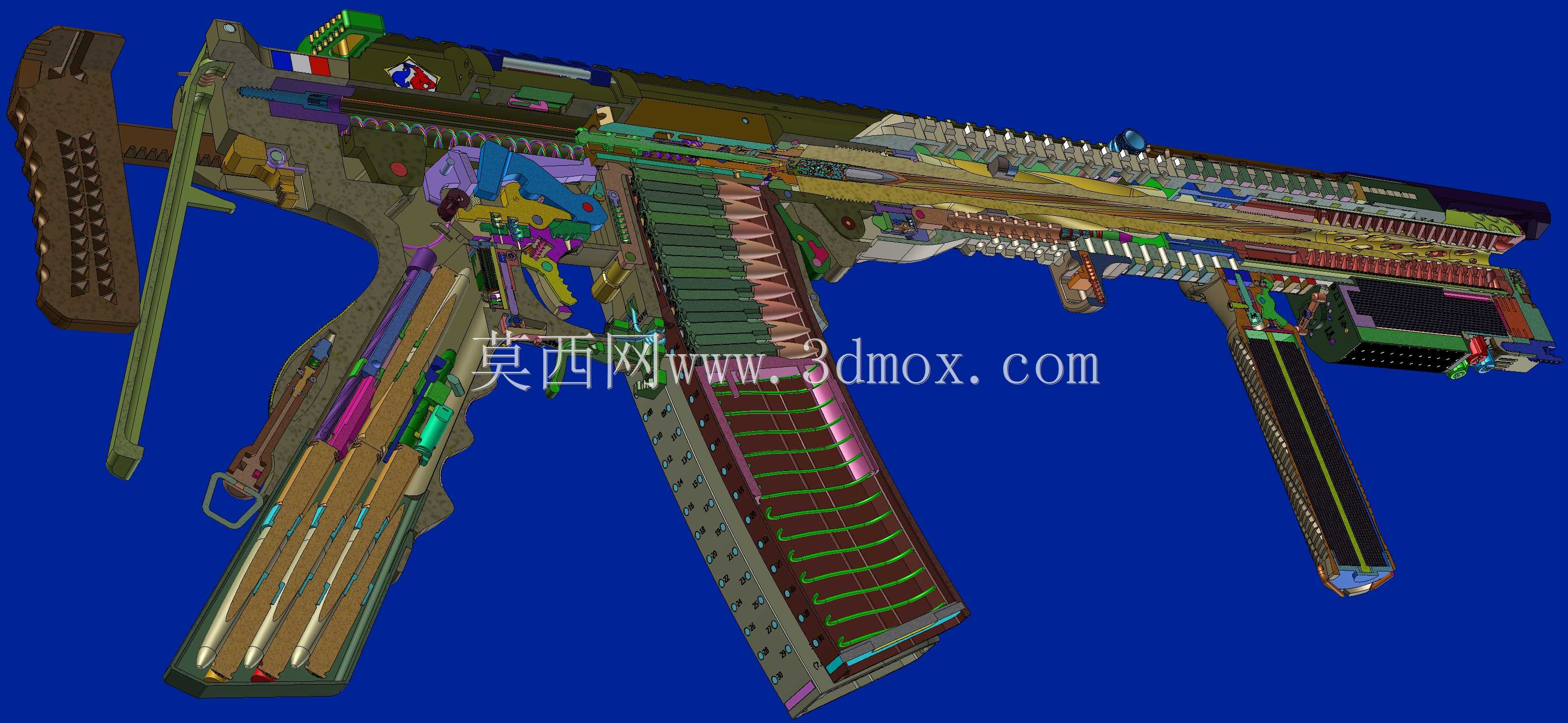 概念设计定制300灯罩黑色aac 7.62x35mm钎焊正在进行V.3
