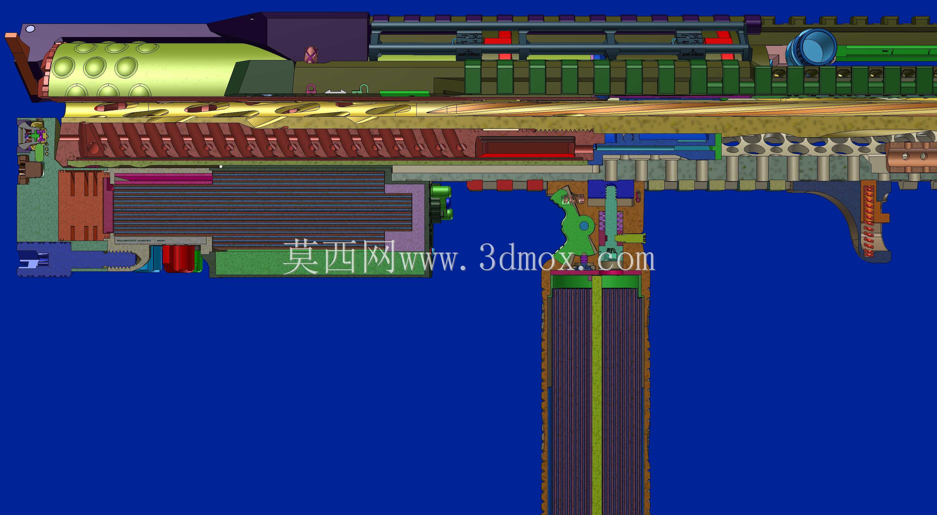 概念设计定制300灯罩黑色aac 7.62x35mm钎焊正在进行V.3