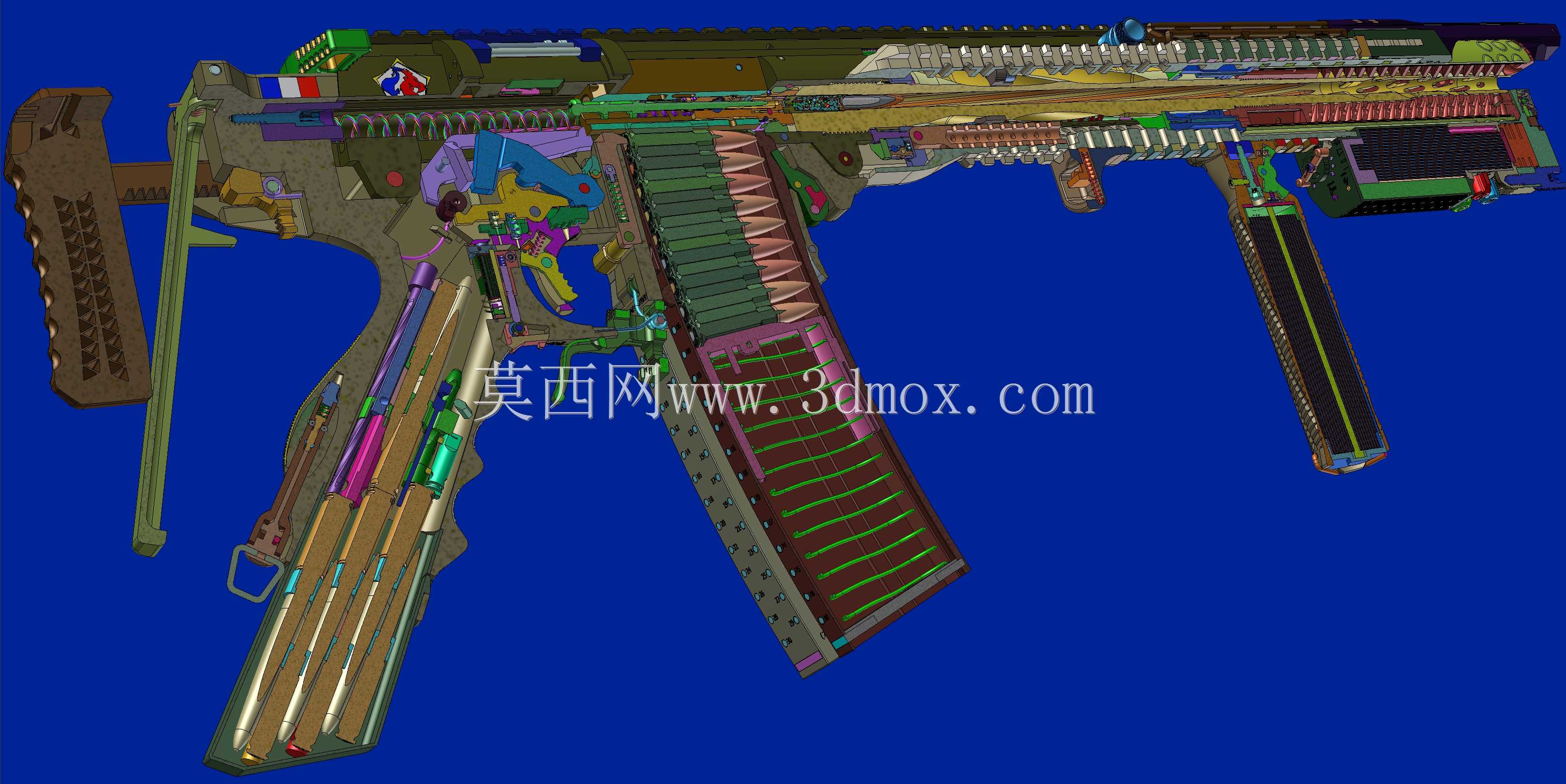 概念设计定制300灯罩黑色aac 7.62x35mm钎焊正在进行V.3