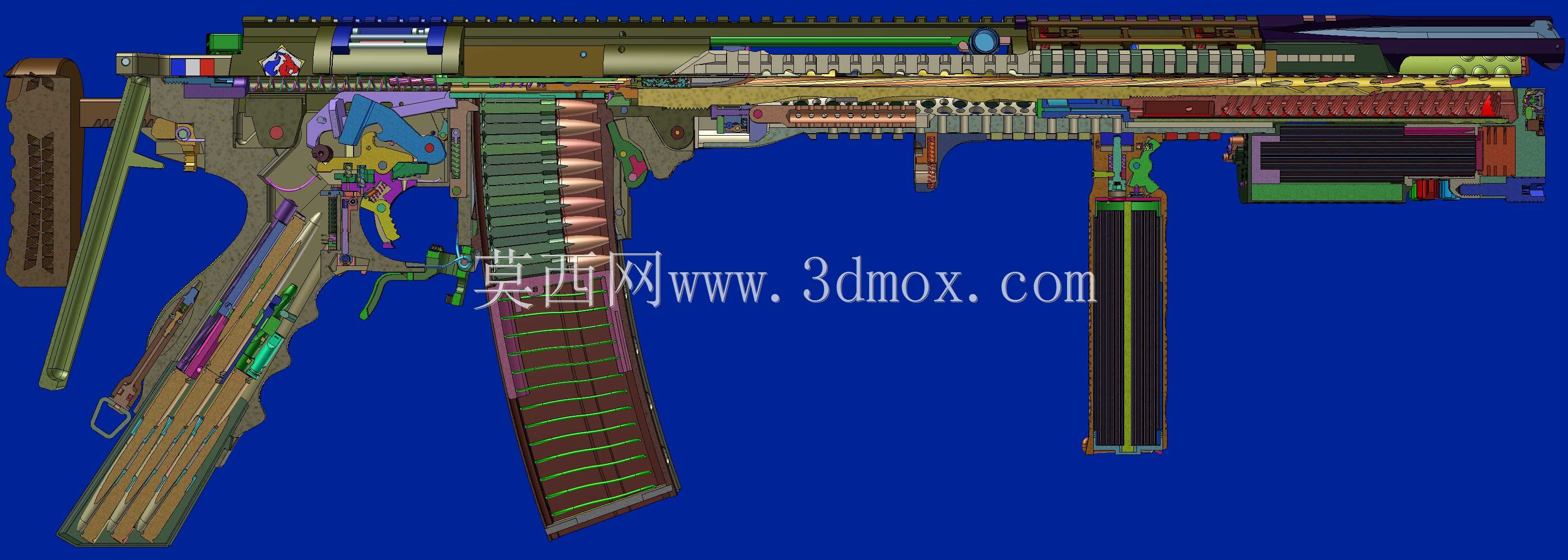 概念设计定制300灯罩黑色aac 7.62x35mm钎焊正在进行V.3