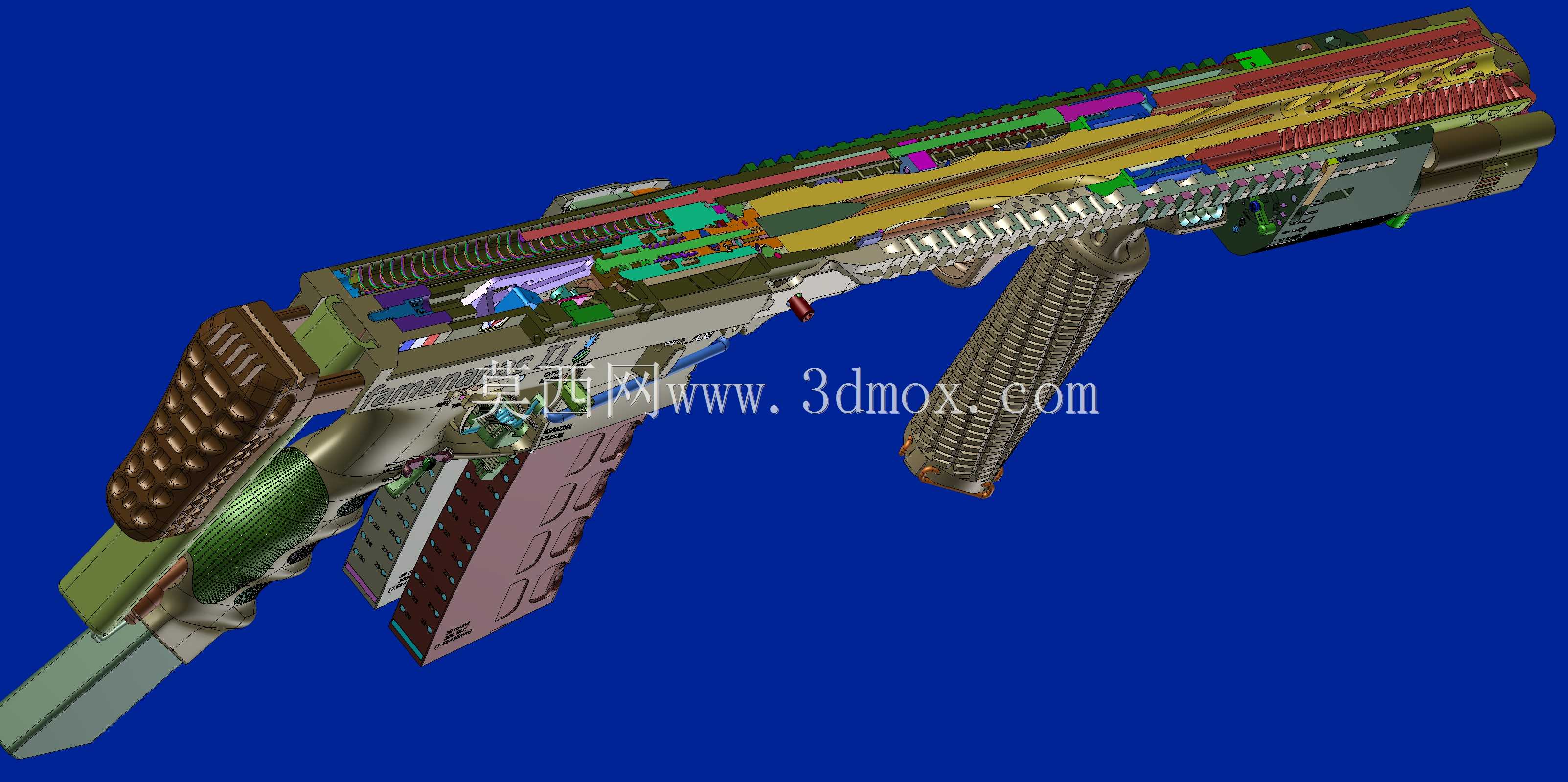 概念设计定制300灯罩黑色aac 7.62x35mm钎焊正在进行V.3