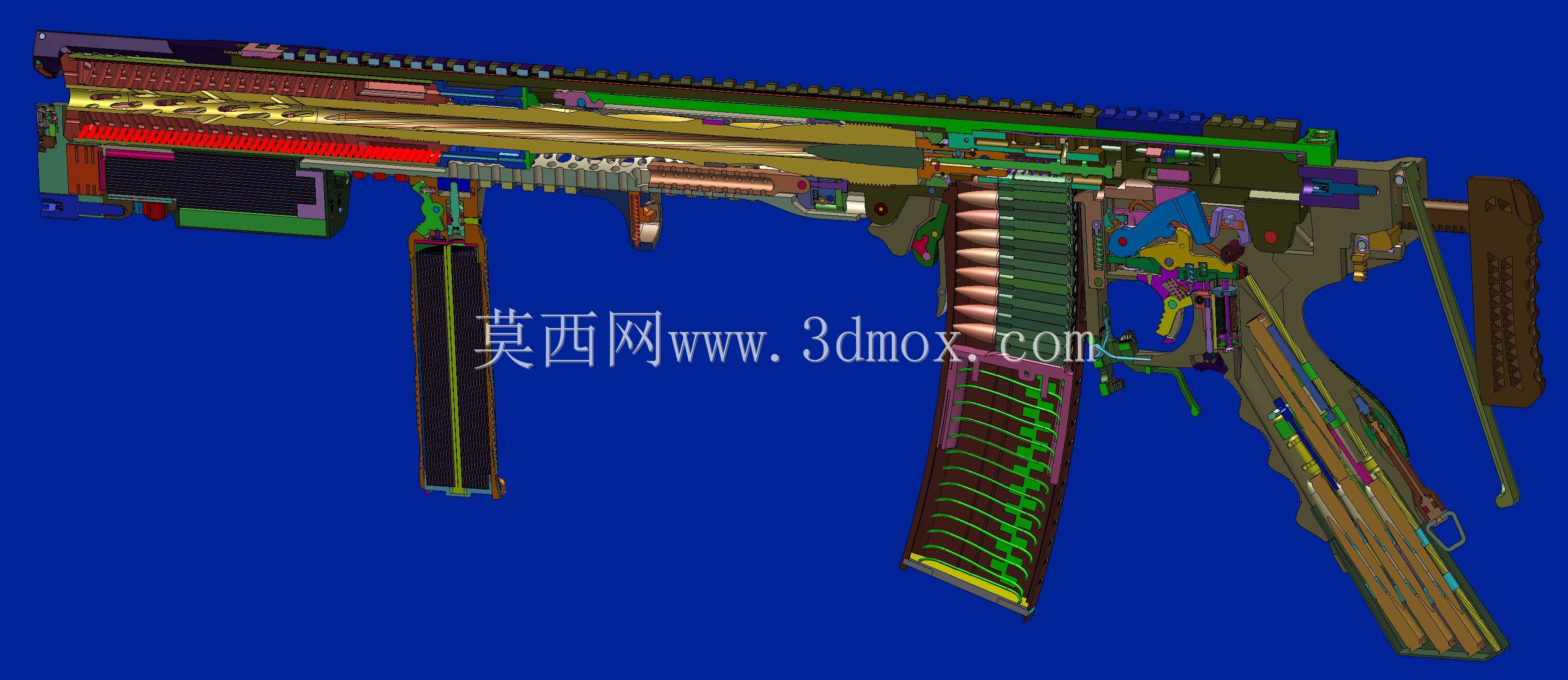 概念设计定制300灯罩黑色aac 7.62x35mm钎焊正在进行V.3