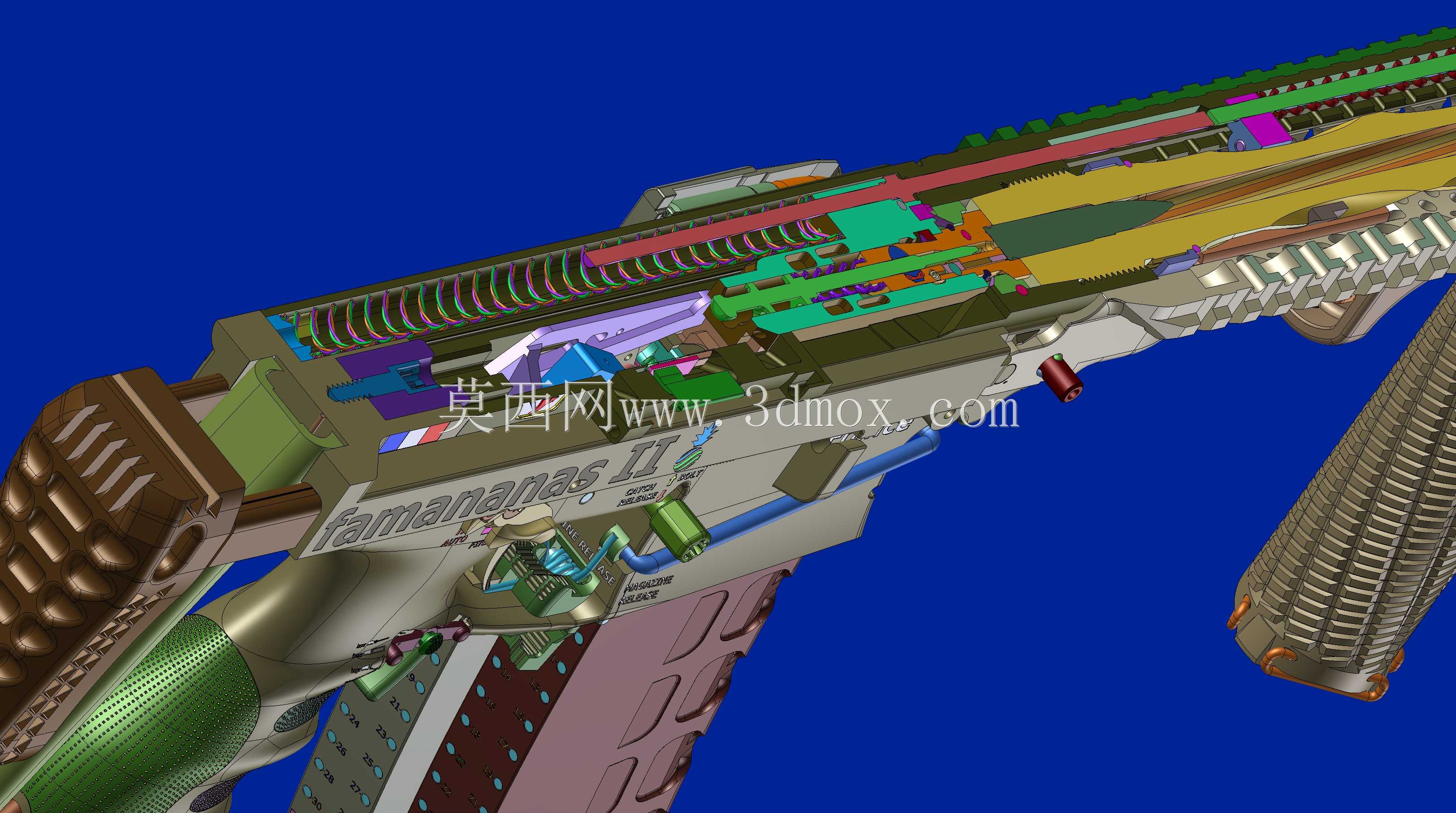 概念设计定制300灯罩黑色aac 7.62x35mm钎焊正在进行V.3