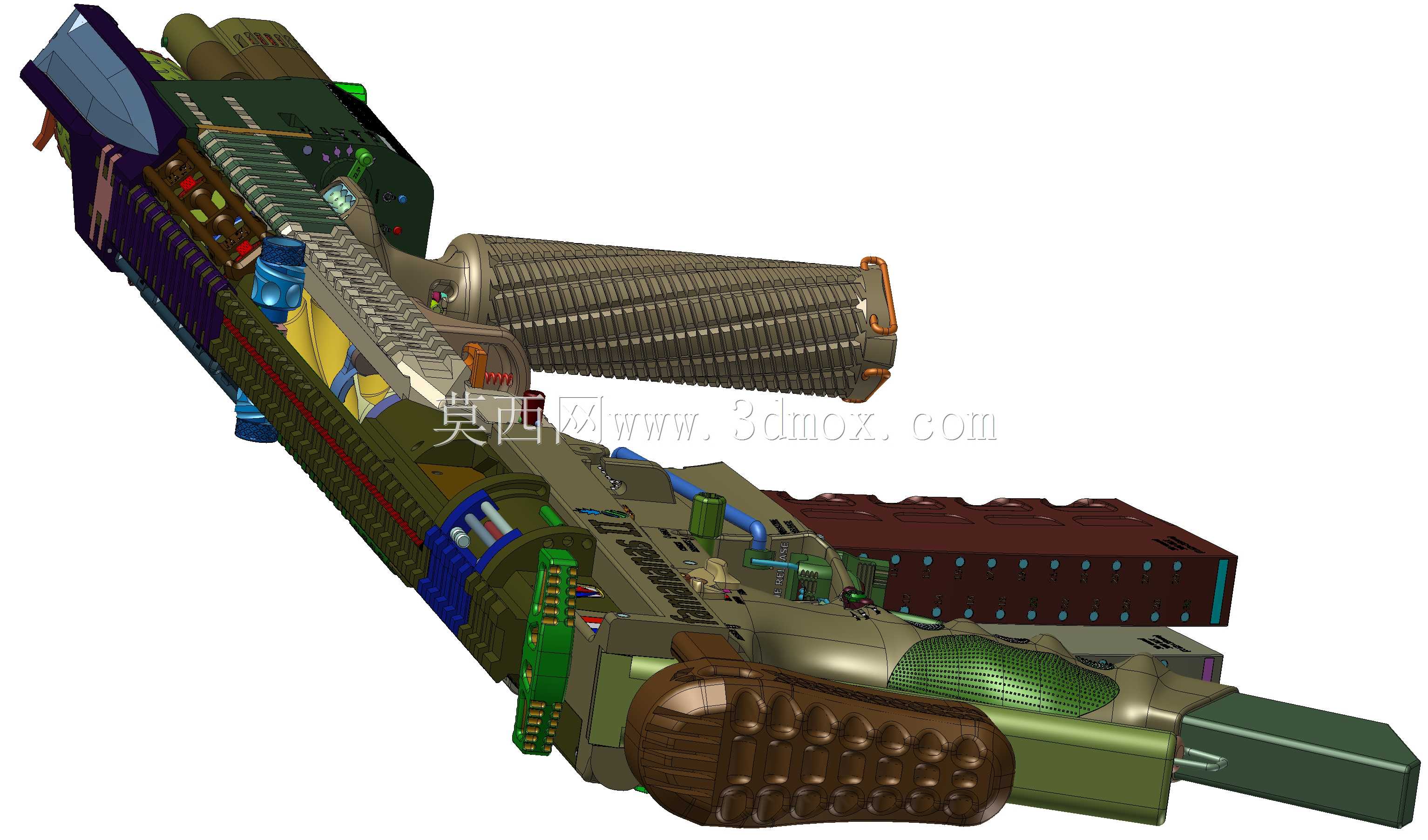 概念设计定制300灯罩黑色aac 7.62x35mm钎焊正在进行V.3