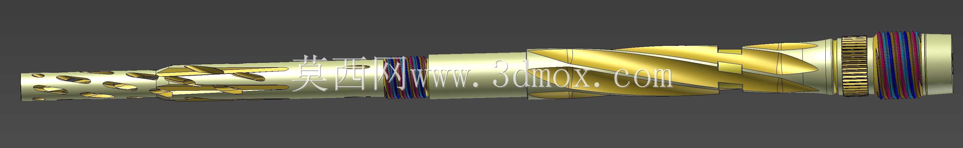 概念设计定制300灯罩黑色aac 7.62x35mm钎焊正在进行V.3