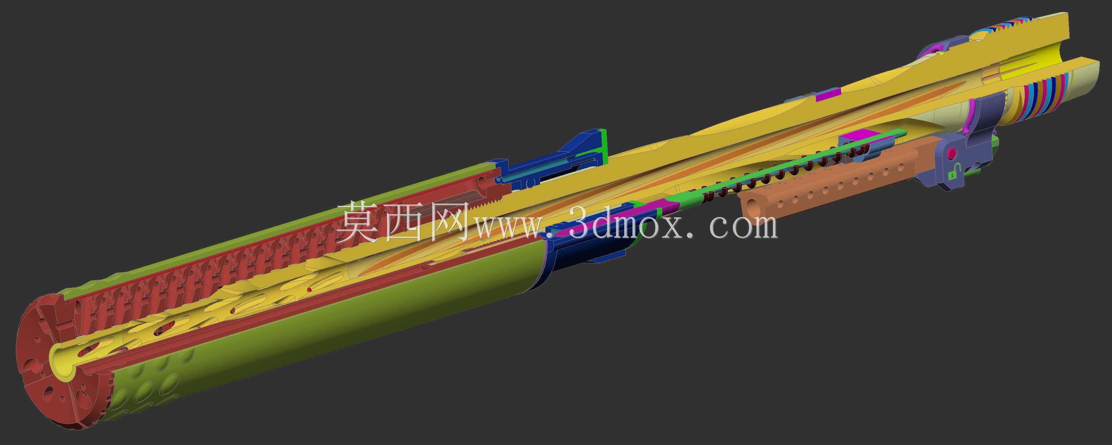 概念设计定制300灯罩黑色aac 7.62x35mm钎焊正在进行V.3